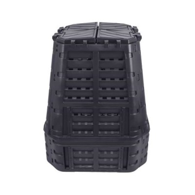 Compostor de gradina, 740 L, negru GartenVIP DiyLine foto