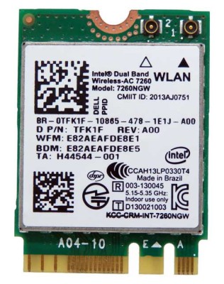 Modul Wi-fi laptop, Intel Dual Band Wireless-AC 7260, 7260NGW foto