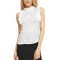 P558-2 Top elegant accesorizat cu volanase la umeri