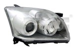 Far fata dreapta Toyota Avensis T25 Sedan Hatchback Combi 202008, halogen H7 H1, reglaj electric cu motor inclus, trafic dreapta, omologare ECE,