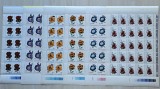 TIMBRE ROMANIA LP767/1971- Flori din gradini botanice- Set 6 coli -MNH, Nestampilat
