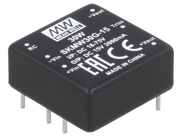 Convertor DC/DC 30W 18-75V la 15V 2000mA