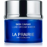 La Prairie Skin Caviar Luxe Cream Sheer cremă de lux pentru fermitate cu efect de nutritiv 50 ml