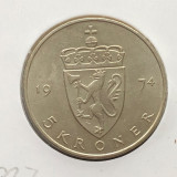 X937 Norvegia 5 coroane 1974, Europa