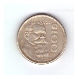 Moneda Mexic 100 pesos 1991, stare buna, curata