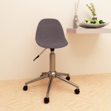 Cumpara ieftin Scaun de birou pivotant, gri taupe, material textil