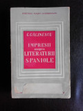 Impresii asupra literaturii spaniole , G. Calinesscu