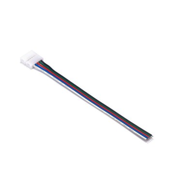 12mm 5 Pin RGBW RGBWW LED Click to Wire 15cm Sarma cablu conector foto