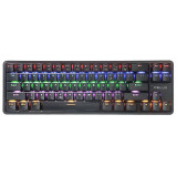 Tastatura gaming mecanica bluetooth Delux KM32 neagra iluminare RGB