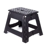 Scaun pliabil mare negru , rezistent pentru 150 kg