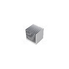 Radiator extrudat, aluminiu, 75mm x 80mm, naturala, FISCHER ELEKTRONIK - SK 655 75 AL