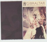 GIBRALTAR 2018 Regina Elizabeth -65 ani de la incoronare- Serie 1timbru Mi.1856, Nestampilat