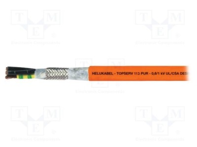 Cablu servomotoare hibrid HELUKABEL TOPSERV&amp;reg;113 portocaliu 6 x 0,5 mm&amp;sup2; Cu foto