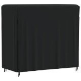 Husă suport lemne de foc, negru, 122x61x106 cm, Oxford 420D