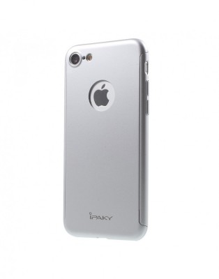 Husa protectie completa IPAKY pentru iPhone 7 4.7 inch, silver foto