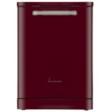 Masina de spalat vase Fram FDW-VRR606BDE++, 12 seturi, 6 programe, Clasa E, Incarcare la jumatate, 60 cm, Visiniu