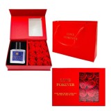 Cumpara ieftin Cutie cadou Love Forever cu 12 trandafiri de sapun si parfum Avon Far Away Beyond the Moon pentru femei 30 ml, cadou elegant si rafinat