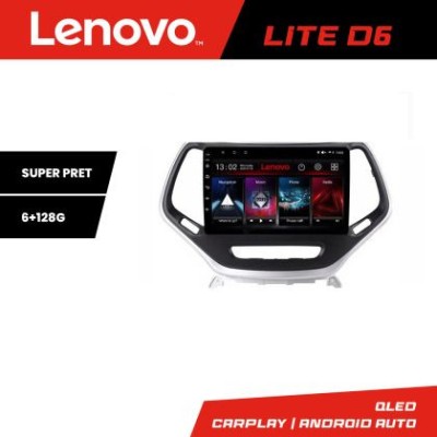 Navigatie Jeep Cherokee 2014-2019 Lenovo Kit-248 8 core 6+128 GB Android Waze USB Navigatie Internet Youtube Radio CarStore Technology foto