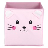 Cumpara ieftin Cutie depozitare cu design Pisicuta,30x30x30 cm, Oem