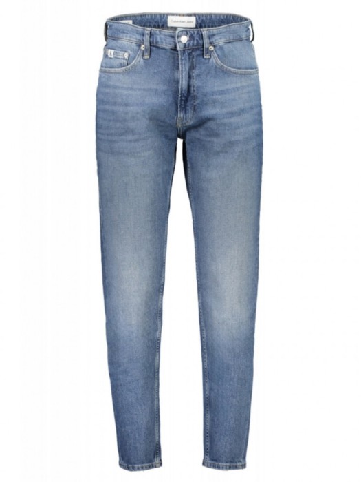 Blugi barbati cu talie medie, croiala Regular Tapered, albastru deschis, W28 L32