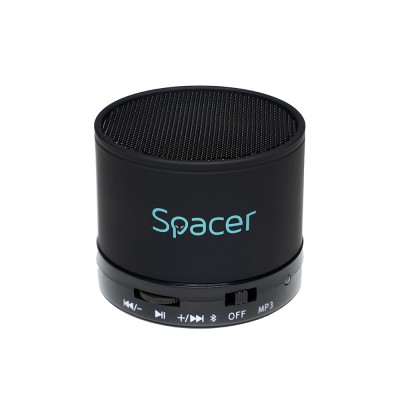 BOXA SPACER portabila bluetooth TOPPER, RMS: 3W, control volum, acumulator 520mAh, timp de functionare pana la 5 ore, distanta de functionare pana la foto
