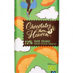 Ciocolata neagra cu aroma de portocale - Chocolates from Heaven Bio | Chocolates from Heaven