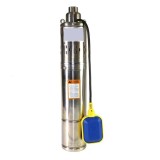 Cumpara ieftin Pompa apa submersibila 1500w, cablu 20m, 4QGB cu snec, 5 m&sup3;/h, 160m inaltime, cu plutitor Campion CMP1561