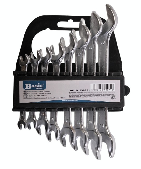 Set chei fixe 6-22 mm 8 buc Basic