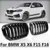 Grile Duble Piano Black BMW X5 F15 X6 F16 F85 F86 M Look Negru Lucios
