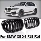 BMW Set grile Nari duble Piano Black Bmw X5 BMW X6 BMW F15 BMW F16 F85 F86