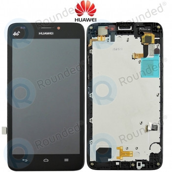 Huawei Ascend G620 Capac frontal modul display + LCD + digitizer negru foto