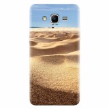Husa silicon pentru Samsung Grand Prime, Beach Sand Closeup Holiday
