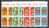 Romania.1969 Masti folclorice bloc 4 ZR.331, Nestampilat