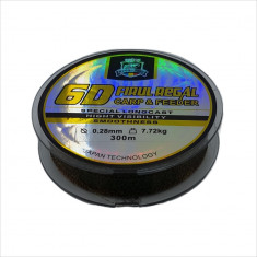 Fir monofilament pescuit, Regal Fish, 6D, 300 m, 0.28 mm, 7.72 kg, camuflaj