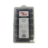 Tub termocontractabil negru, set 170 bucati