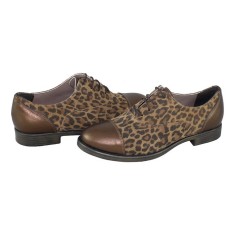 Pantofi casual dama piele naturala - Agressione auriu - Marimea 38 foto