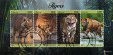 Timbre Liberia 2020, Tigri, Bloc tematic, Colectie timbre noi, Straine dupa 1950