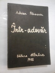 INTR-ADEVAR - ADRIAN PAUNESCU