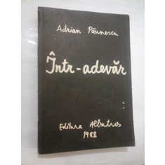 INTR-ADEVAR - ADRIAN PAUNESCU