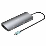 Hub USB i-Tec C31NANOTRIPLEDOCKPD Gri