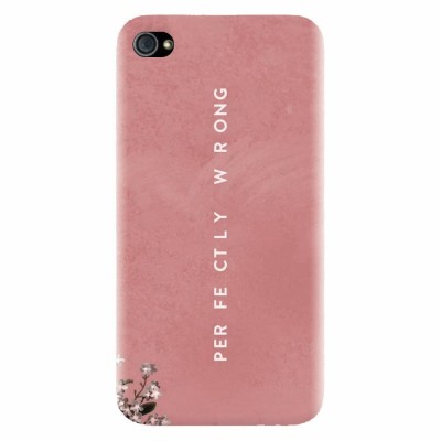 Husa silicon pentru Apple Iphone 4 / 4S, Perfectly Wrong foto
