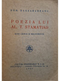 Dem. Bassarabeanu - Poezia lui Al. T. Stamatiad (editia 1937)