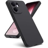 Husa Soft Touch, slim, ALC Mobile, anti soc, compatibila cu OPPO Reno13 F, Negru Tpu