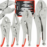 Set 4 Clesti Autoblocanti Verke, Reglabili, Fixare Rapida, Diverse Dimensiuni: 250mm, 190mm, 170mm, 125mm - Ideal Service Auto, Instalatii