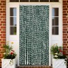 VidaXL Perdea pentru insecte, verde și alb, 90 x 220 cm, chenille