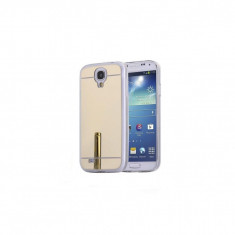 Husa Silicon Iberry Mirror Aurie Pentru Samsung Galaxy S4 I9500 foto