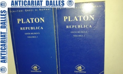 PLATON - REPUBLICA - 2 volume -editie bilingva foto