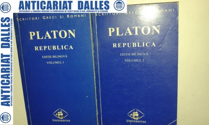 PLATON - REPUBLICA - 2 volume -editie bilingva