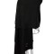 Fular dama uni 24, 180x70cm, negru