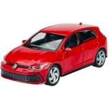 Macheta Volkswagen Golf 8 GTI rosu Welly 1:34 replica metal usi deschise cu resort